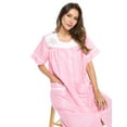 thumbnail image 2 of Casual Nights Women's Snap-Front Short Sleeve Cotton Duster Housecoat with Pockets, 2 of 5