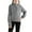 Gray-02, variant on Ugoldhm Girls Athletic Hoodies Half Zip Pullover Sweatshirt with Thumbhole Sports Running Fall Shirts