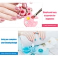 thumbnail image 3 of 20pcs Manicure Ring Palettes Professional Nail Mixing Bandejas (color surtido), 3 of 6