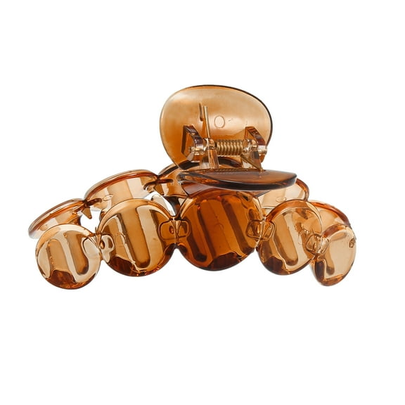 Vocoste Claw Clip No Slip Grip Plastic Brown Hair Clip for Women Girls 3.9" Adjusts to Most Hair Types