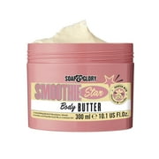 Soap & Glory Smoothie Star Body Butter with Shea Butter for Dry Skin, Reveal Softer and Smoother Skin, 10.1 oz