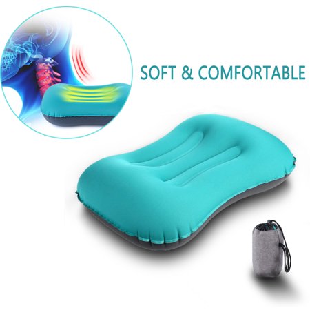 Inflatable Camping Pillow,Ultralight Ergonomic Design ...