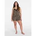 thumbnail image 2 of Joyspun Women’s Dreamy Soft Collection Lace Trim Knit Cami and Shorts Set, Sizes XS-3X, 2 of 6