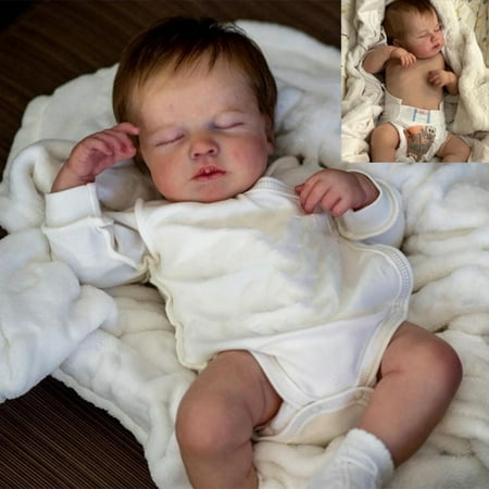 Reborn Dolls 20 inch 50cm Full Body Silicone Vinyl Real Touch Baby Lifelike Reborn Dolls Realistic Newborn Baby Doll GIRL Toy Xmas Gift