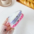 thumbnail image 4 of Candy Color Card Holder Clear Shockproof Soft Compatible with iPhone Case (Purple,iPhone 13 Pro Max), 4 of 11