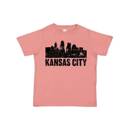 

Inktastic Kansas City Skyline Grunge Gift Toddler Boy or Toddler Girl T-Shirt