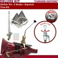 thumbnail image 1 of American Shifter  TH400 Shifter Kit Chrome 10 in. E Brake Trim Kit Dipstick for EF6D7, 1 of 1