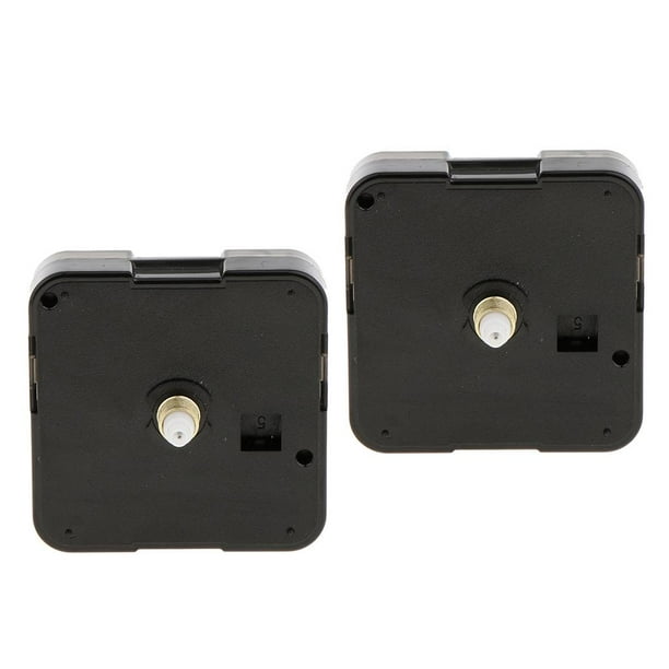 2x Movimientos de reloj de pared universales de bricolaje los relojes de pared, adecuados para el mecanismo de relojería Hugo Movimiento de reloj de pared de cuarzo