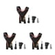 thumbnail image 3 of Riwesomey Kit de montaje de mentón para casco, soporte estabilizador Universal, componente fijo, soporte de cámara, reemplazo de modificación para Type1 NO1 Riwesomey CBP493215, 3 of 6