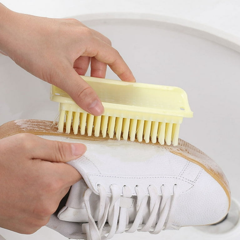 2Pcs Hand-Held Scrub Brushes Supple Bristle Brush Laundry Scrub Brush  Clothes Cleaning Brushes