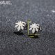 thumbnail image 1 of Mini pendientes de tuerca de acero inoxidable para mujer, tachuelas Punk rectangulares, Spades de fresa de sol, pequeños, Piercing, accesorio de joyería, 1 of 2