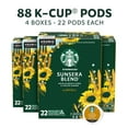 thumbnail image 3 of Starbucks Sunsera Blend, Keurig K-Cup Coffee Pods, 100% Arabica, 88 Count, 3 of 9