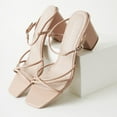 thumbnail image 5 of J. Adams Camila Sandals for Women, Square Open Toe Strappy Mid Block Heels, Elegant & Comfortable, 5 of 7