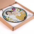 thumbnail image 2 of Portrait Glass Suncatcher - Stained Glass Art from Photo & Multiple Background Options - Memorial Keepsake, Gift for Mom, Grandma, or Loved Ones, 2 of 6