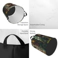 thumbnail image 2 of Balery Jungle Hat Bear Cesta de ropa redonda con asas, impermeable, independiente, para ropa, juguetes, dormitorio y familia-Small, 2 of 6