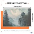 thumbnail image 6 of Yayeee Doormat for Indoor Entrance 32" x 20" Non Slippery Floor Rug, Moon and House, 6 of 8