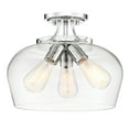 thumbnail image 3 of Savoy House Octave 3-Light Glass Ceiling Light in Polished Chrome - 6-4035-3-11, 3 of 5