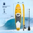 thumbnail image 6 of Inflatable Stand Up Paddle Board, Adjustable 6 inch Stand Up Paddle Board with Accessories & Carry Bag, 6 of 9