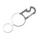 thumbnail image 3 of Llavero Clip antipérdida de alta resistencia Gancho reutilizable Cuerda telescópica Llavero retráctil de alambre de metal para picnic Hogar Senderismo blanco Baoblaze Llavero retráctil, 3 of 8