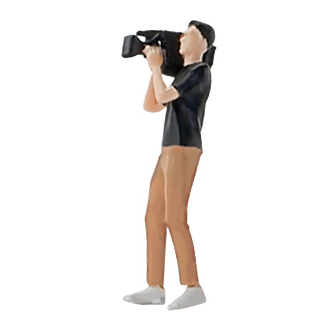 Baohd Figurines en Résine 1/64 Modèles Collection Décoration Ferroviaire Vidéaste