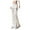 White, variant on EDFBUYKRS Female Skirts Plus Size Skirts for Women 3X-4X Yellow Woman's Lace Personality High Slit Low Waist Bow Splicing Solid Color Wrap Dress