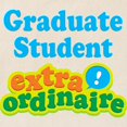 thumbnail image 3 of CafePress - Graduate Student Extraordinaire Tote Bag - Unisex Canvas Tote Bag, Beige, 1-Piece, 3 of 9
