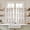 Vanilla Brown, variant on HOMEIDEAS Floral Kitchen Curtains, Brown Printed Pattern Drapes, Farmhouse Vintage Linen Blend Tier Short Curtains for Small Windows Cafe Living Room Bathroom, 2 Panels, 27.5" W×36" L Inches