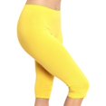 thumbnail image 2 of Womens Capri Leggings Knee Length Yoga Pants With Stretch Fit For Workout Training Summer Activewear And Everyday Casual Wear, 2 of 4