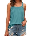 thumbnail image 3 of Mittory Women's Tank Tops Summer Tunics Casual Sleeveless Shirts Ladies Loose Fit Blouses, 3 of 8