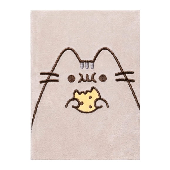 Bloc de notas oficial de Grupo Erik Pusheen de peluche con forma de bala punteada, tamaño A5
