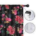 thumbnail image 4 of Blackout Kids Curtains,Pioneer Flower Floral Print Pattern Childrens Insulated Curtains Set Of 2,Bedroom Essentials,Toddler Room Decor 52"x84", 4 of 5