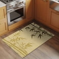thumbnail image 2 of 2x3 Ft Entryway Area Rug, Vintage Bamboos Kitchen Rug Runner Washable Floor Mat, Ink Painting Retro Art Rustic Non Slip Indoor Door Mat Throw Carpet for Bathroom Living Room Bedroom, 2 of 8