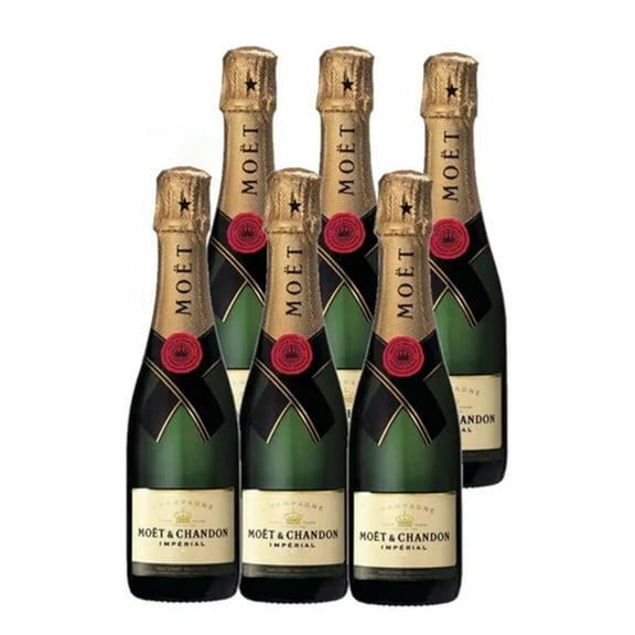 Caja de 6 Champagne Moet Chandon Brut Imperial 750 ml