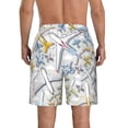 thumbnail image 3 of Mens Swimwear Swim Short Trunk Plane Airplane Jet Beach Board Shorts Swimming Surffing shorts, 3 of 6