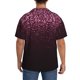 thumbnail image 3 of Balery Pink Glitter Sparkles A Camisa Casual de Manga Corta con Botones para Hombre, Texturizada, Estilo Cubano, para Playa, Verano-Medium, 3 of 5