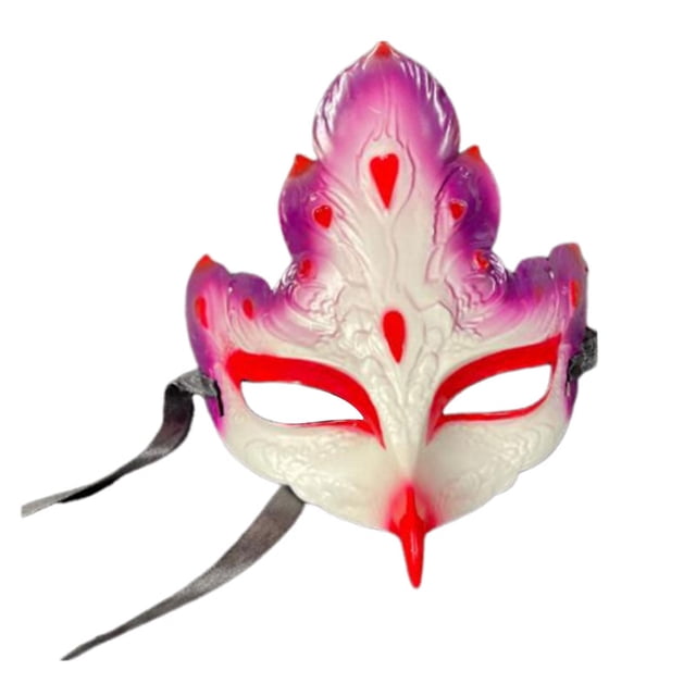 Máscara Máscara Cosplay Discoteca Disfraces Fiesta Carnaval Espectáculo con Correas Roles Púrpura
