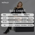 thumbnail image 7 of Manzi 1 Pair Plus Size Tights for Women 70D Control Top Opaque Pantyhose,Size XL to 5XL, 7 of 7