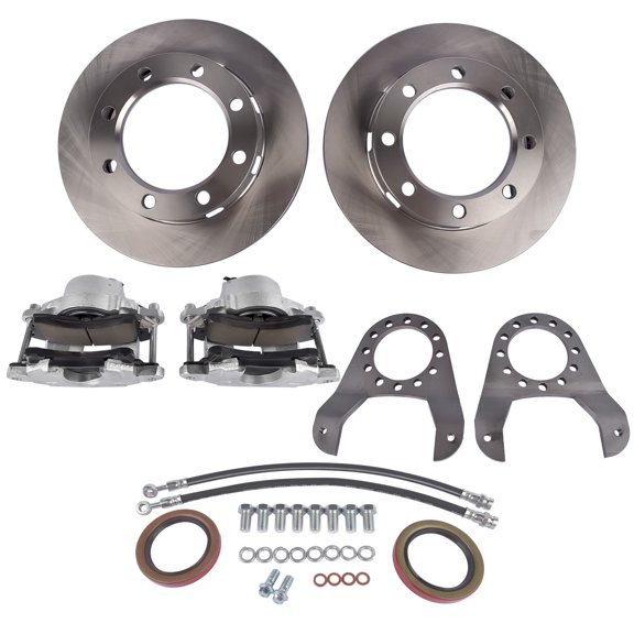 GELUOXI GM 14 Bolt Disc Brake Conversion Kit for Chevy/ GM Full Float Single Rear Wheel Axle