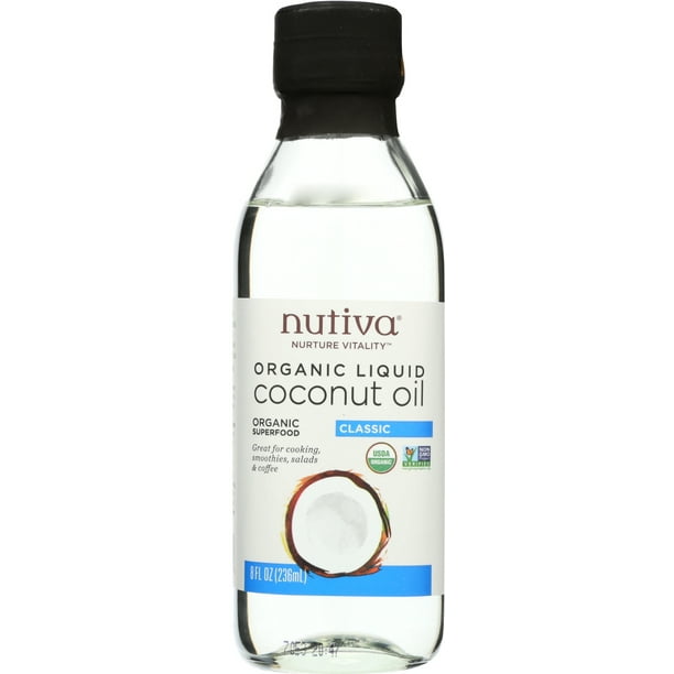 Nutiva Organic, Unrefined, Liquid Coconut Oil from Fresh, nonGMO