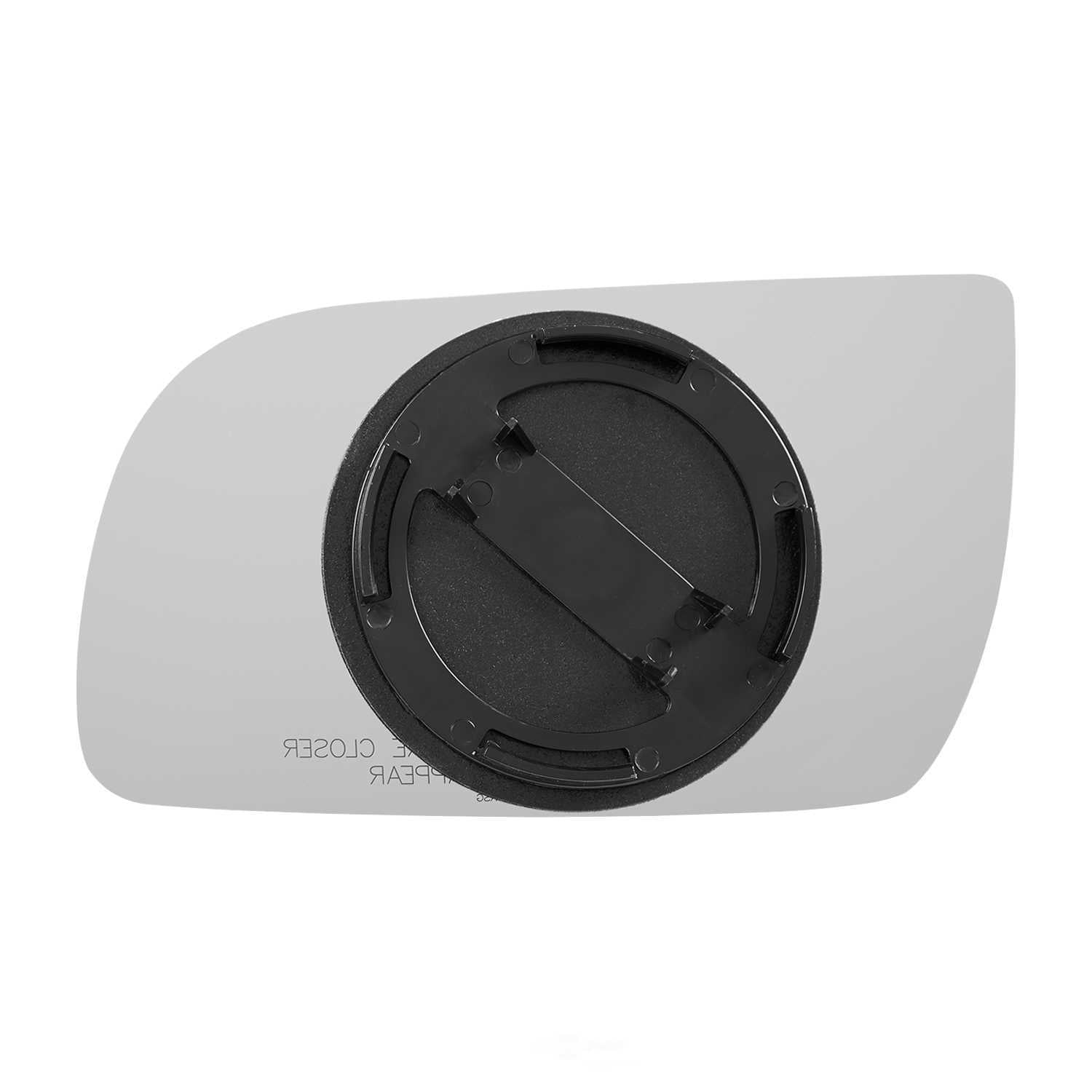 Burco Side View Mirror Replacement Glass with Motor Mount Plate - Clear Glass - 3255RSG