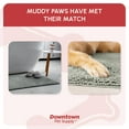 thumbnail image 4 of My Doggy Place Dog Mat for Muddy Paws, Washable Dog Dog Mat, Light Gray, 4 of 8