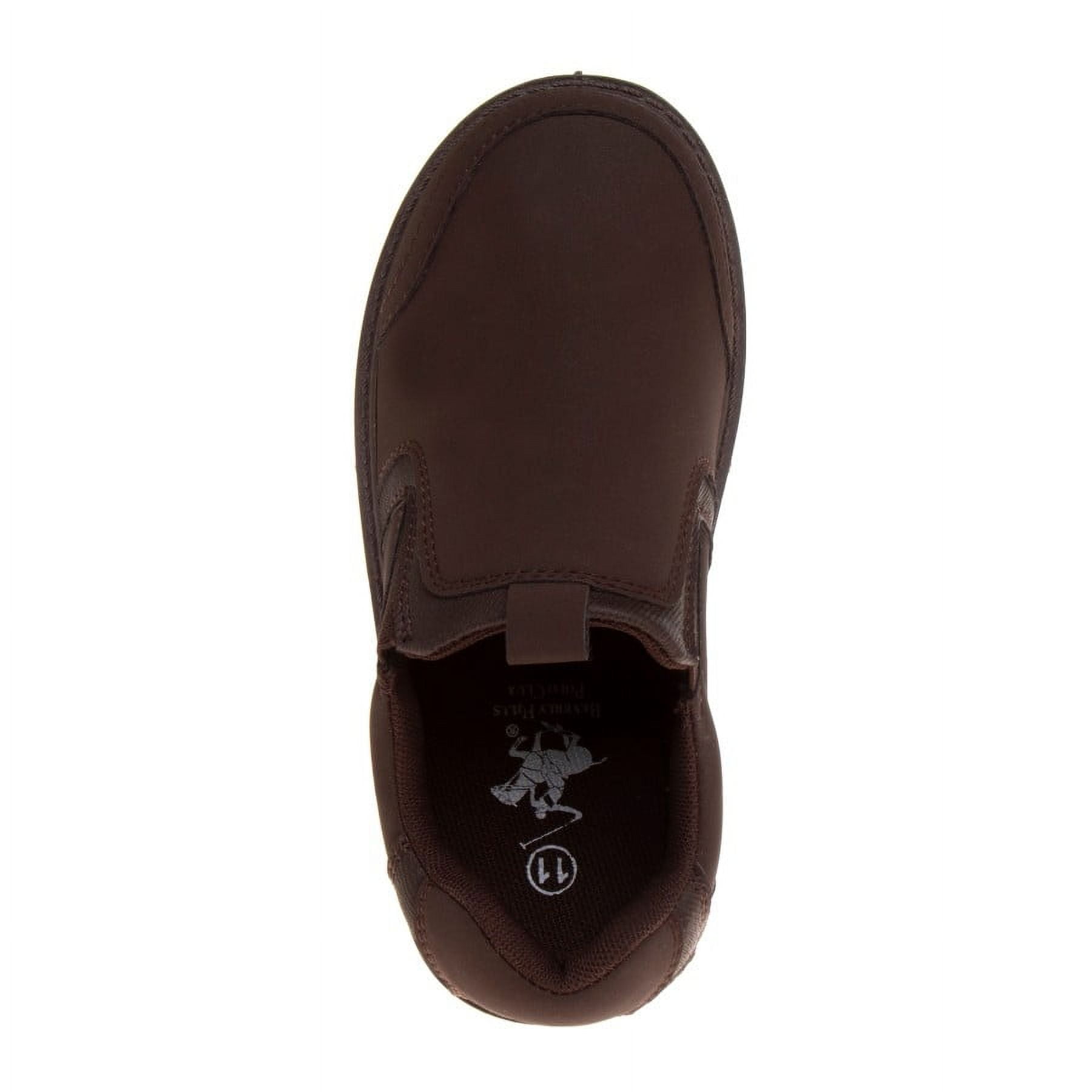 Beverly Hills Polo Club Boys Casual Slip On Shoes (Little Kids Big Kids), Brown, 2