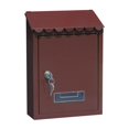 thumbnail image 2 of maskred Rust-proof Mailbox 22x6.5x30cm Wall Mounted Mail Secure Box Case Brown, 2 of 6