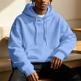 thumbnail image 5 of Hoodie Sweatshirt for Men -Lined Long Sleeve Pullover Sweatshirt Warm Fall Winter Sweatshirts, 5 of 7