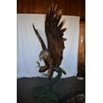 thumbnail image 6 of Giant Eagle Catching His Prey in Action Bronze Statue Size: 84" x 40" x 84"H, 6 of 11