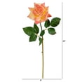 thumbnail image 2 of Nearly Natural 20" Rose Artificial Flower (Set of 6), Pink, 2 of 3