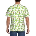 thumbnail image 3 of Vsdgher Kawaii Avocado Print Men's Dry Fit Mesh Athletic Shirts Moisture Wicking Tennis T-Shirt Tops, 3 of 9