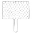 thumbnail image 1 of Heat Resistant Grill Basket for Outdoor Barbecue, Portable Camping and Picnic, Multi Use BBQ Net for Fish, Steak, and More, 1 of 4