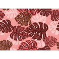 thumbnail image 1 of Ahgly Company Indoor Rectangle Patterned Light Coral Pink Area Rugs, 5' x 7', 1 of 6