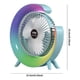 thumbnail image 4 of USB Rechargeable Fan 180°Adjustable Camping Fans 3 Speeds Blue, 4 of 5